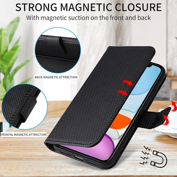 SKALO Motorola Moto G73 5G Premium Mini Rhombus Wallet Flip Cover - Lilla Purple
