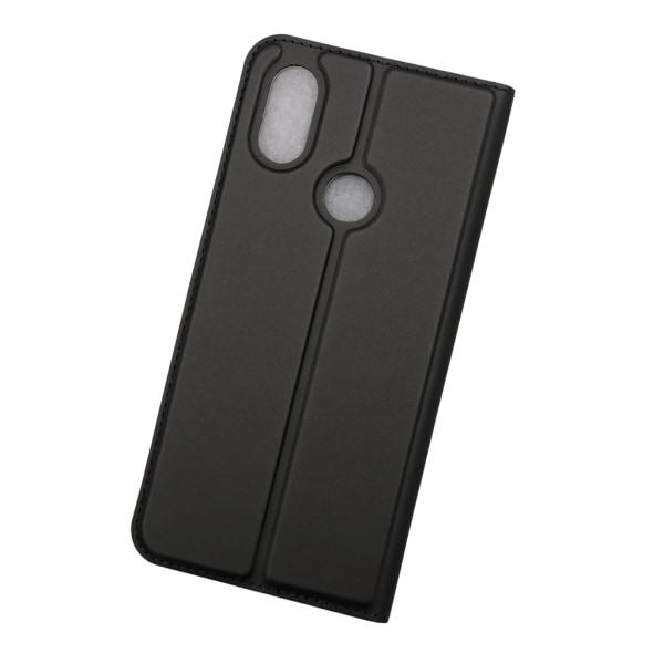 Plånboksfodral Ultratunn design Xiaomi Mi A2 - fler färger Mörkgrå