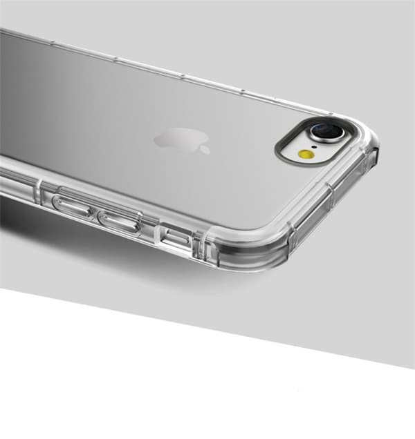Extra tåligt silikonskal iPhone 7 Gold
