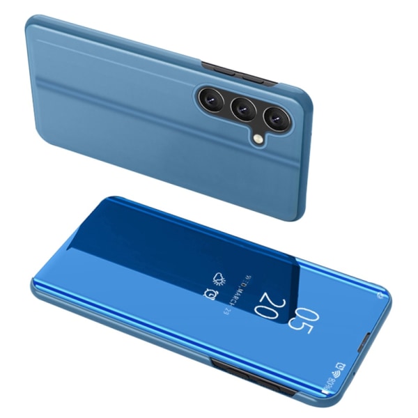 SKALO Samsung A54 5G Clear View Spegel fodral - Blå Blå
