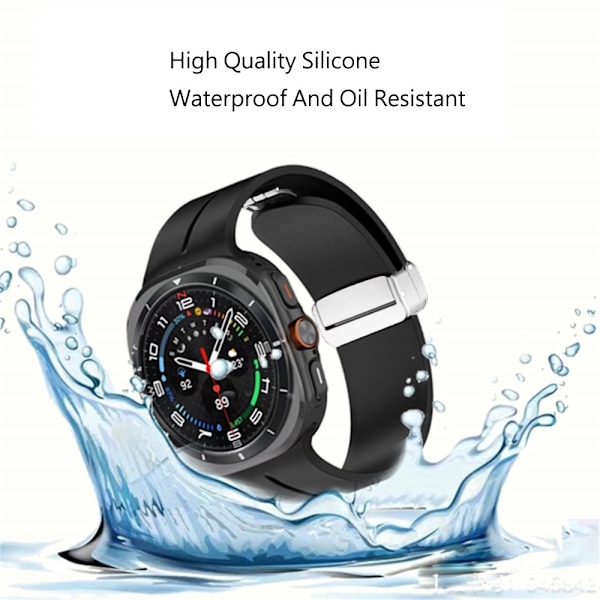 SKALO Silikonearmbånd metallspænde Samsung Watch Ultra 47mm - Vælg farve Green