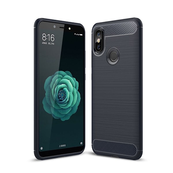 Stöttåligt Armor Carbon TPU-skal Xiaomi Mi A2 - fler färger Blå