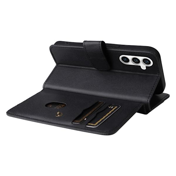 SKALO Samsung S23 FE 10-lokeroa Lompakkokotelo - Musta Black