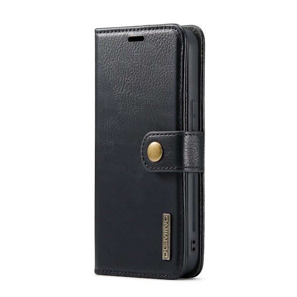 DG MING iPhone 16 Pro 2-i-1 Magnet Pungetui - Sort Black