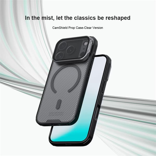 NILLKIN Camshield Prop Magnetic Series Cover til iPhone 18 Pro - Sort Black