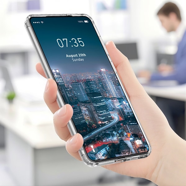 SKALO Samsung S25 Edge Transparent TPU Skal - Transparent Transparent