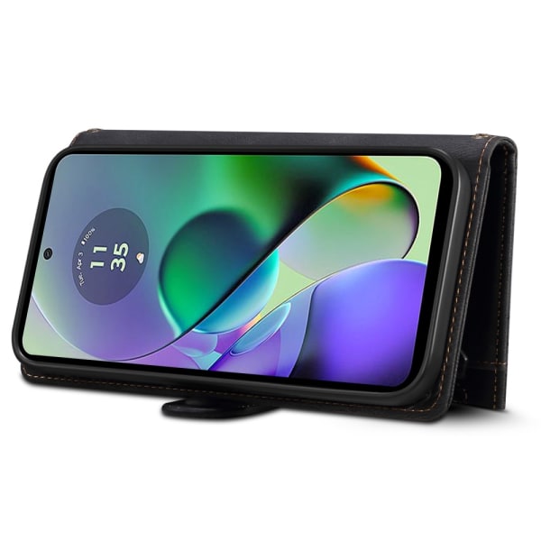 SKALO Motorola Moto G84 5G ESEBLE Big Wallet Plånboksfodral - Svart Svart