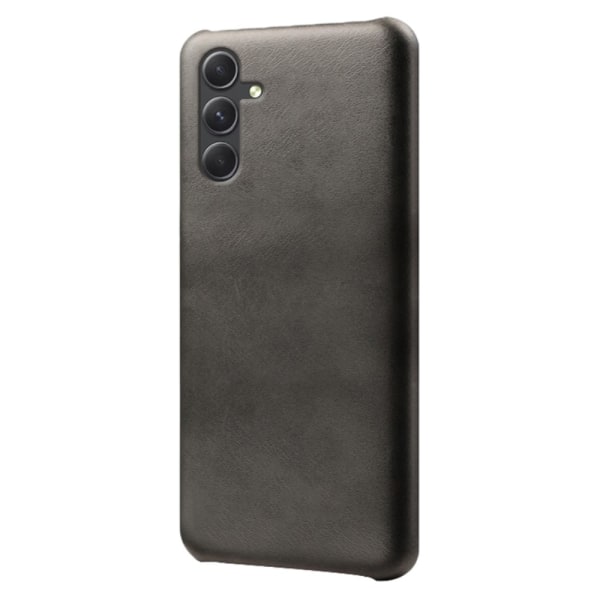 SKALO Samsung A55 5G PU-nahkainen Suojakuori - Musta Black