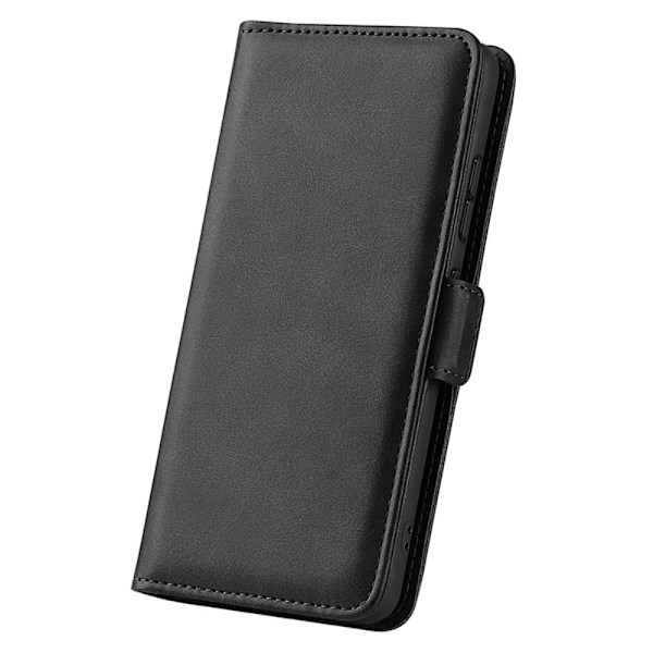 SKALO Sony Xperia 10 VI Premium Cut Lompakkokotelo - Musta Black
