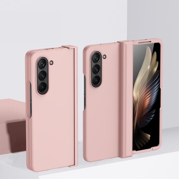 SKALO Samsung Z Fold5 Skin-touch Fold Skal - Rosa Rosa