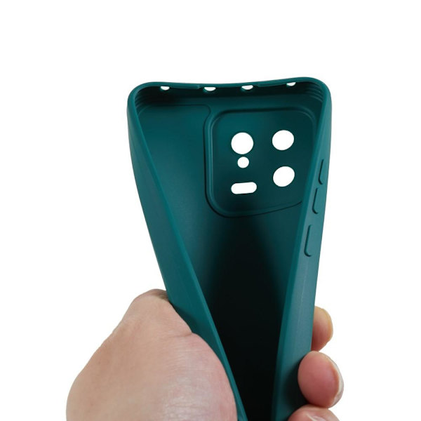 SKALO Xiaomi 13 5G Ultraohut TPU-kuori - Valitse väri Green