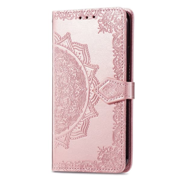 SKALO Mandala Flower Plånboksfodral för Google Pixel 11 Pro - Roséguld Rosa guld