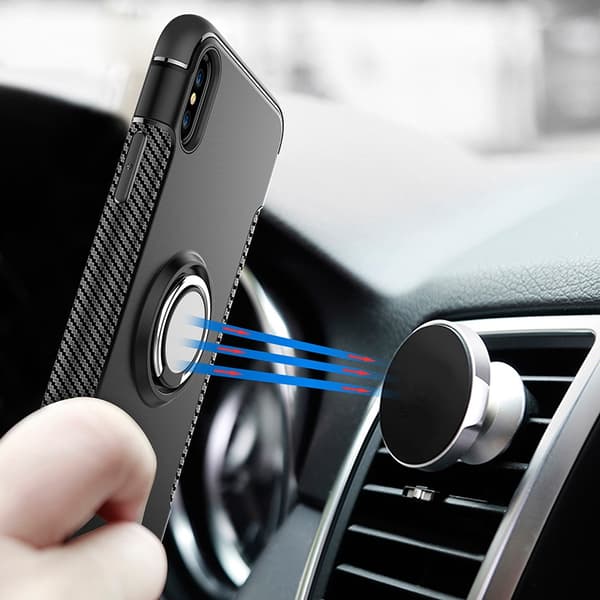iPhone X/XS | Ring skal Silver