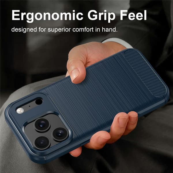 SKALO Armor Carbon  för iPhone 18 Pro Max Cover til iPhone 18 Pro Max - Vælg farve Blue