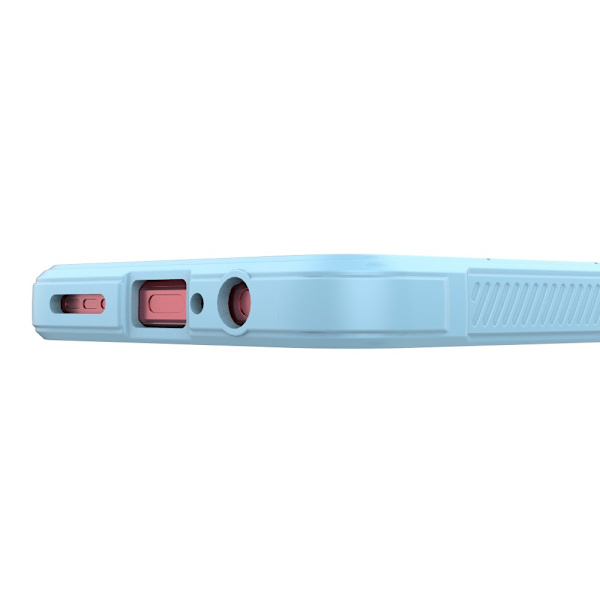 SKALO Motorola Moto G84 5G Rugged Bumpers TPU-suojakuori Turquoise