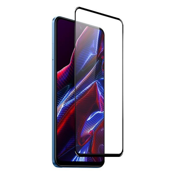 2-PACK SKALO Xiaomi Redmi Note 12 5G Heltäckande Skärmskydd Härdat Glas - Svart Svart