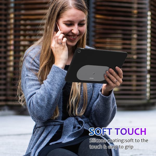 SKALO Google Pixel Tablet Silikone Coverl - Sort Black