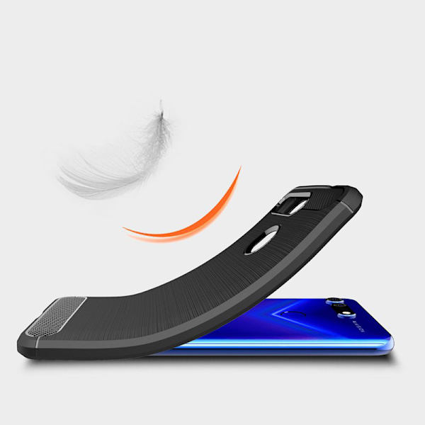 Stöttåligt Armor Carbon TPU-skal Huawei Honor View 20 - fler färger Svart