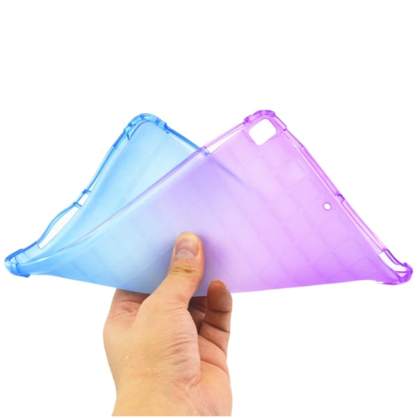 SKALO iPad 10.2 Gradient TPU Suojakuori - Violetti-Sininen Multicolor