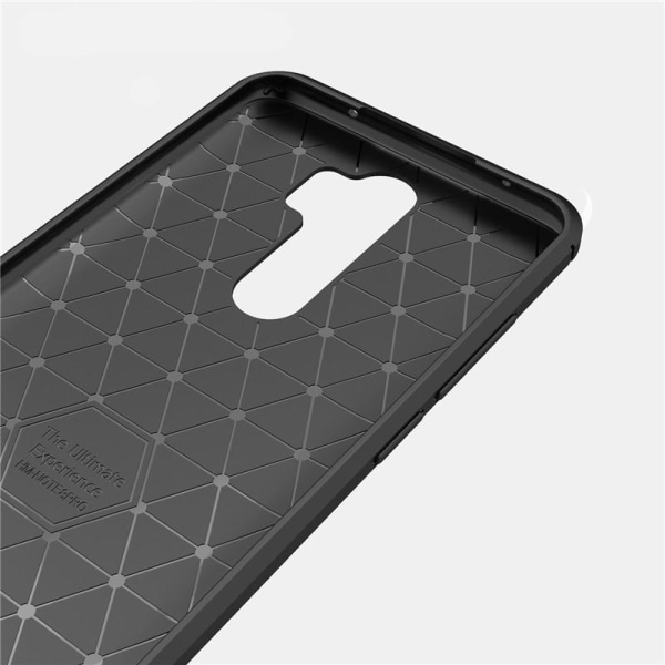 Stødsikker Armour Carbon TPU-cover Xiaomi Redmi Note 8 Pro - mere Red