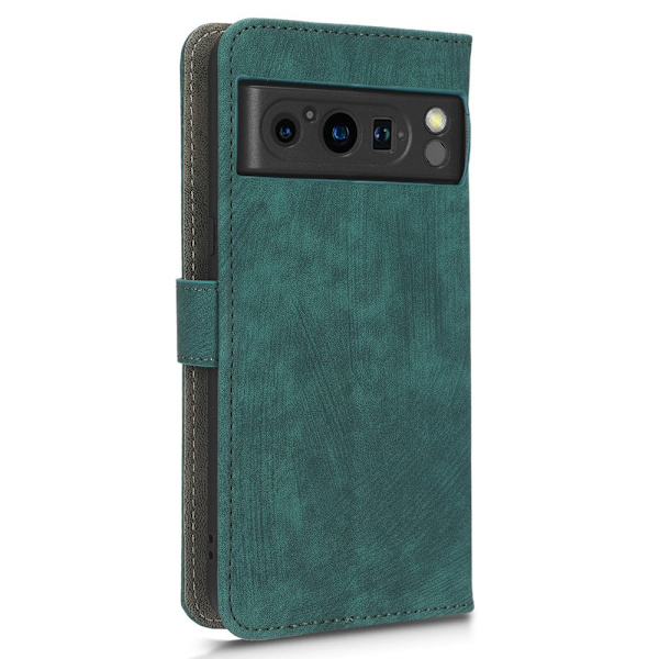 SKALO Google Pixel 8 Pro Flip Cover m. pung i PU-læder - Grøn Green