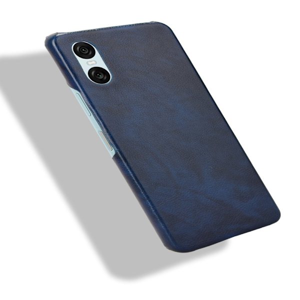 SKALO Sony Xperia 10 VI PU-Läder Skal - Blå Blå