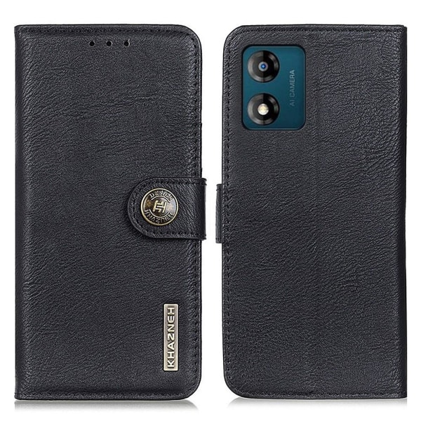 SKALO OnePlus 11 5G KHAZNEH Premium Lompakkokotelo PU-nahasta - Musta Black