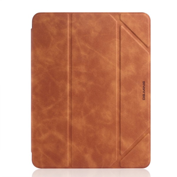DG MING iPad Pro 11" See Series Trifold Suojakotelo - Ruskea Brown
