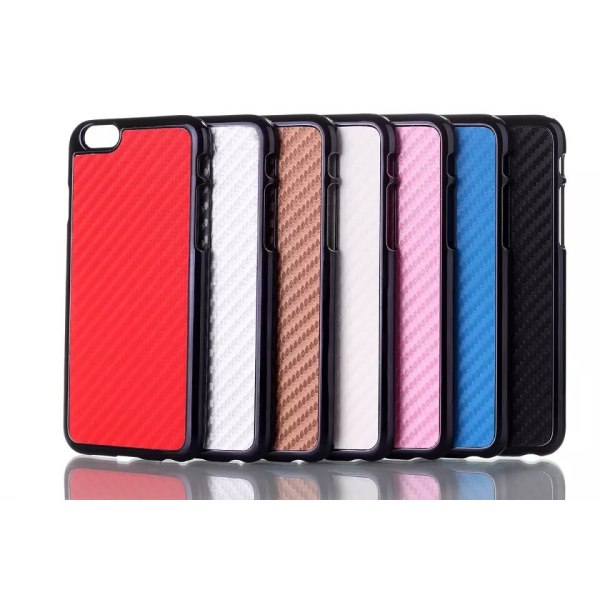 iPhone 6 / 6S Carbon Fiber Cover - flere farver Red