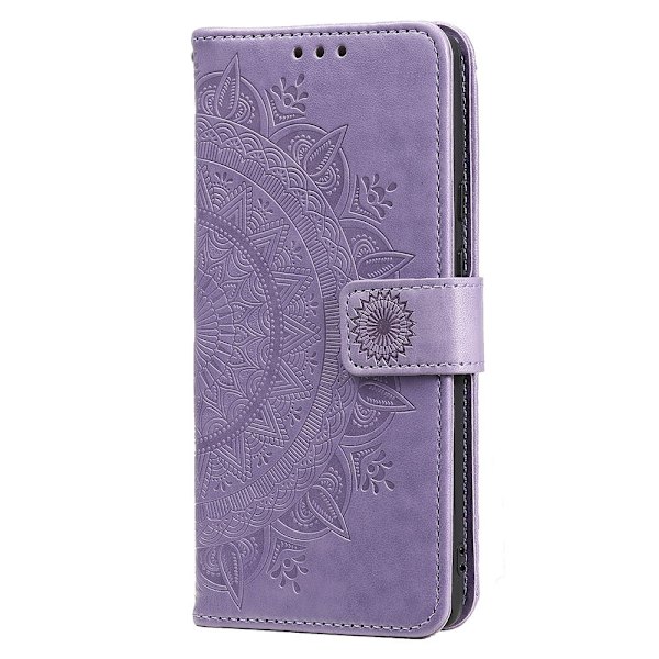 SKALO Samsung A54 5G Mandala Plånboksfodral - Lila Lila