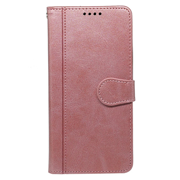 SKALO iPhone 16 Pro Flip Cover m. pung i PU-læder - Rosa guld Pink gold