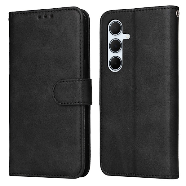 SKALO Samsung A36 5G PU-läder Plånboksfodral - Fler färger Svart