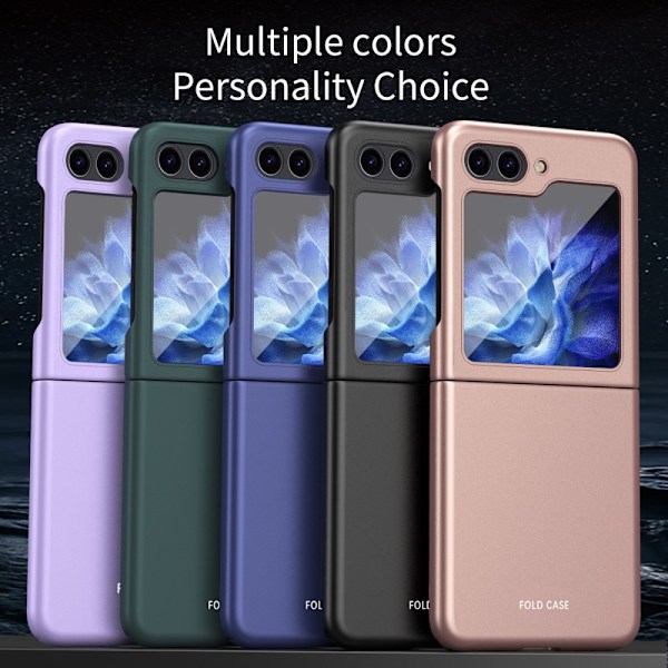 SKALO Samsung Z Flip6 Ultrathin Skin-touch Fold Suojakuori - Violetti Purple
