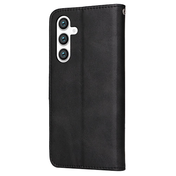 SKALO Samsung S23 FE PU-læder Pungetui - Vælg farve Black