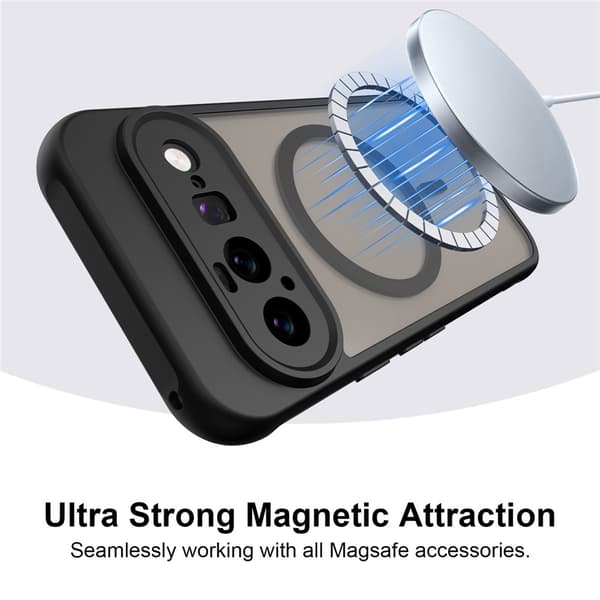 SKALO Mat Hybrid Cover til Google Pixel 11 - Sort Black
