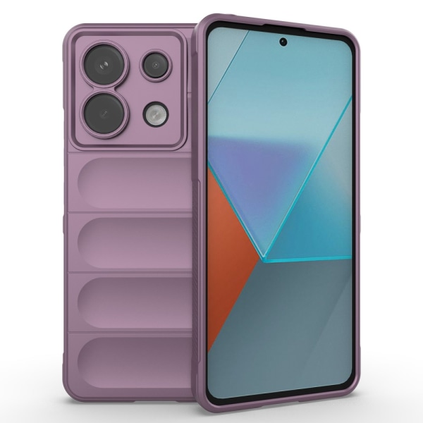 SKALO Xiaomi Redmi Note 13 Pro 5G Puffer Bumper TPU-Cover - Lill Purple