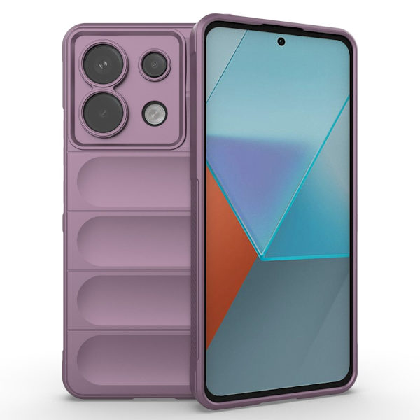 SKALO Xiaomi Redmi Note 13 Pro 5G Puffer Bumper TPU-Skal - Lila Lila