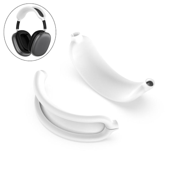 SKALO AirPods Max Silikoninen suojakuori - Valkoinen White