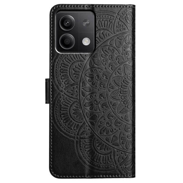 SKALO Xiaomi Redmi Note 13 5G Mandala Plånboksfodral - Svart Svart