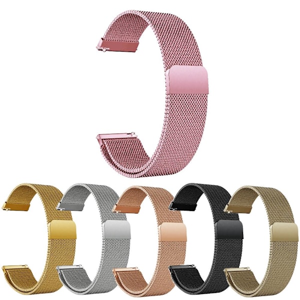 SKALO Milanese Loop till Amazfit GTS 4 Mini - Fler färger Rosa