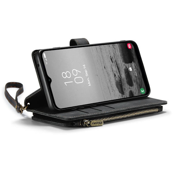 CaseMe Samsung A34 5G CaseMe Big Wallet Lompakkokotelo - Musta Black
