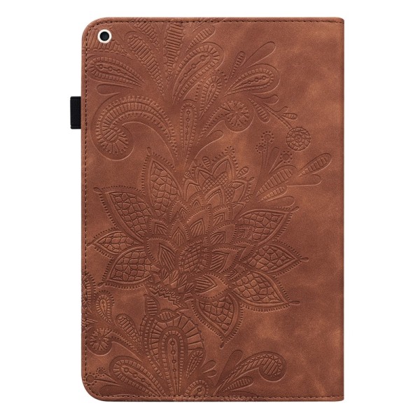 SKALO iPad 10.2 Mandala Flip Cover - Brun Brown