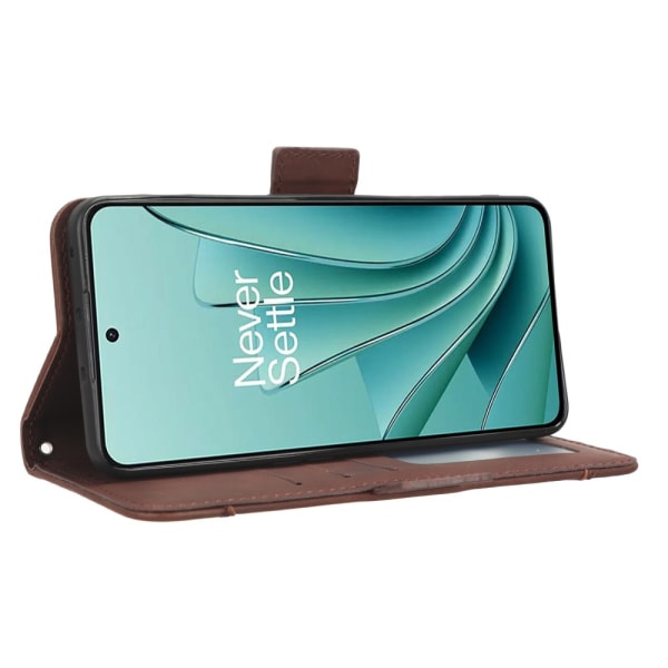 SKALO OnePlus Nord 3 5G / Ace 2V 6-lokeroa Lompakkokotelo - Rusk Brown