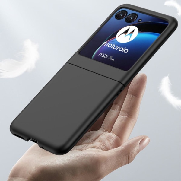 SKALO Motorola Razr 40 Ultra 5G Ultratunn Skin-touch Fold Skal - Mörkblå Mörkblå