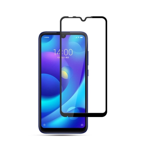 Heltäckande Härdat Glas till Xiaomi Redmi Note 7 - Svart Black