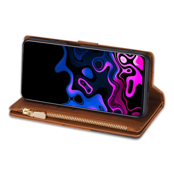 Xiaomi 13T/13T Pro BINFEN COLOR Embossed Plånboksfodral - Brun Brun