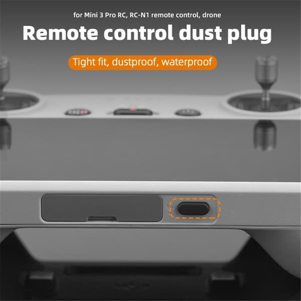 SKALO 3-PACK Silikoninen Pölysuoja USB-C:lle - Musta Black