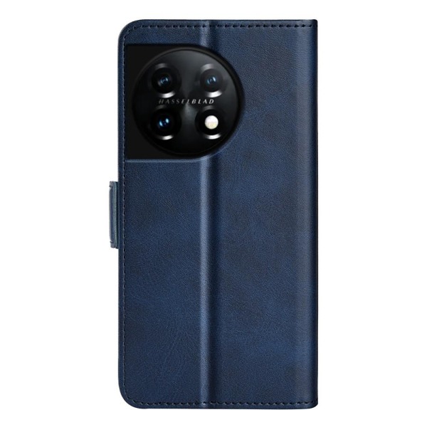 SKALO OnePlus 11 5G Premium Plånboksfodral - Blå Blå