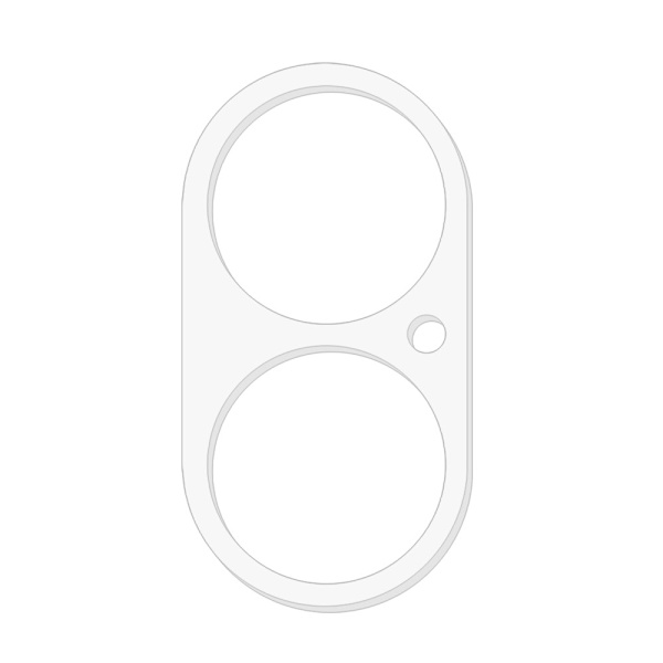 SKALO iPhone 16 3D Linsskydd/Kameraskydd Härdat Glas - Transparent Transparent