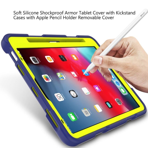 SKALO iPad Air (2020/2022) Extra Shockproof Armor Shockproof Cov Blue